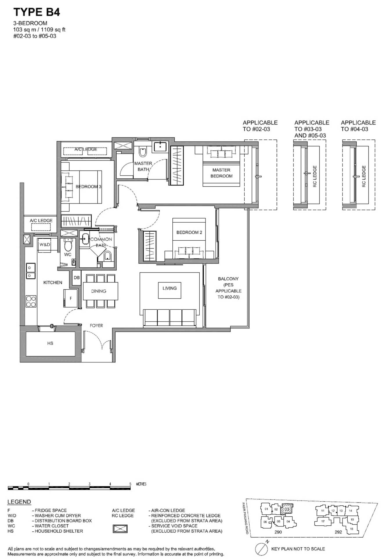 The Hillshore floorplan